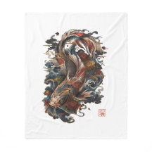 日本の鯉の魚 | 伝統的な和彫り