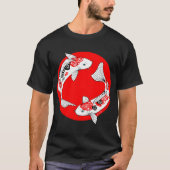 日本の鯉 Tシャツ (正面)