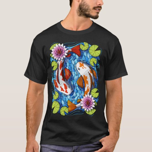 日本の鯉 Tシャツ (正面)