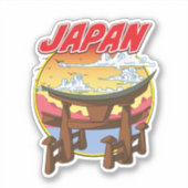 日本の鳥 シール (正面)