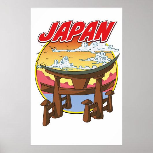 日本の鳥 ポスター (正面)