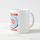 日本の鶴 鳥 巨大 コーヒーマグ ジャンボコーヒーマグカップ (正面右)
