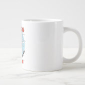 日本の鶴 鳥 巨大 コーヒーマグ ジャンボコーヒーマグカップ (右)