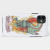 日本の龍と蓮の花 Case-Mate iPhoneケース (裏面(横))
