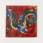 日本の龍 タペストリー (正面(横))