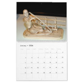 日本の12か月の芸術 カレンダー (1月 2026)