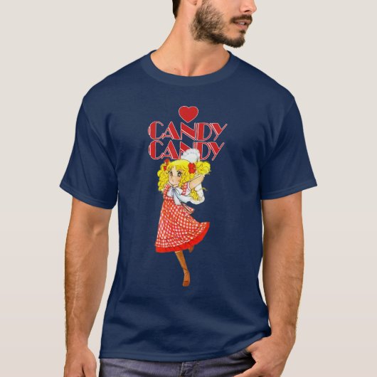 日本の80年代レトロお菓子風景 漫画・アニメ ビンテージ 男性Tシャツ Tシャツ (正面)