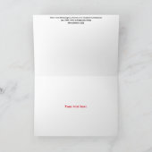 日本の サンキューカード (内部)