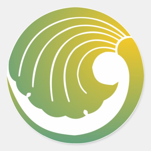 日本の ラウンドシール (正面)