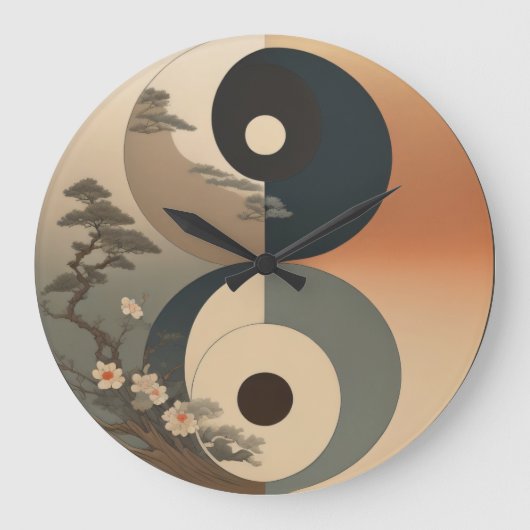 日本の ラージ壁時計 (正面)