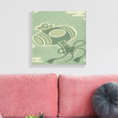 日本の∣守り キャンバスプリント (インサイチュ (リビング))