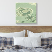 日本の∣守り キャンバスプリント (インサイチュ (寝室))