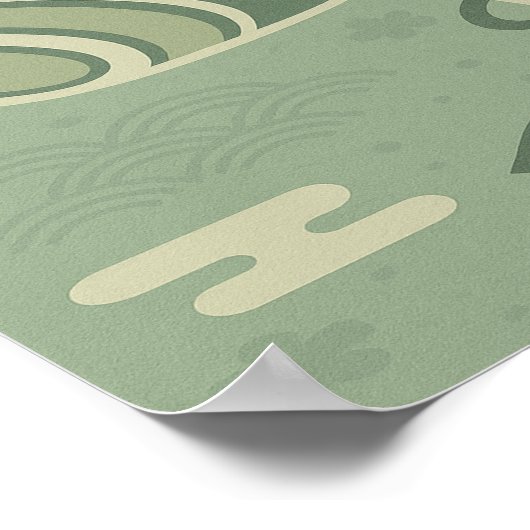 日本の∣守り ポスター (角)