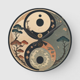 日本の 8 ラウンド壁時計