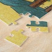 日本のAcrobat Cats, Kunyoshi, Ukiyo-e ジグソーパズル (側面)