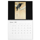 日本のArt – 動物の巻1 カレンダー (2月 2026)