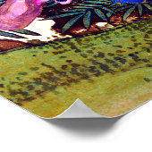 日本のBambooの真菌by林老園 ポスター (角)