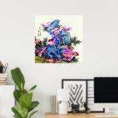 日本のBambooの真菌by林老園 ポスター (ホームオフィス)