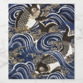 日本のcarpsラベルセット ワインラベル (シングルラベル)