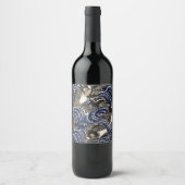 日本のcarpsラベルセット ワインラベル (正面)