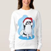 日本のChin Christmas Sweatshirt スウェットシャツ (正面)