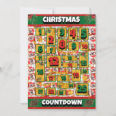 日本のChin Countdown Christmas Adventment Calendar シーズンカード (正面)
