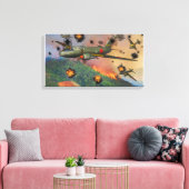 日本のG4Mベティ走爆弾 キャンバスプリント (インサイチュ (リビング))