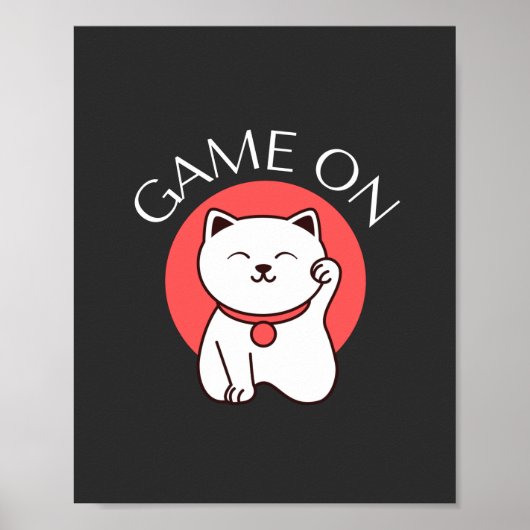 日本のGame On Catチャーム- Good Gaming ポスター (正面)