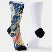 日本のGeisha - 地球に優し Premium Crew Socks ソックス (傾斜あり)