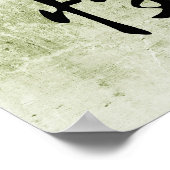 日本のKanji for Guts - Konjo ポスター (角)