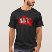 日本のLine Language What Nani Tシャツ (正面)
