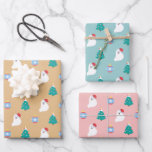 日本のSpitz Dog's Cute Christmas - KamaHati ラッピングペーパーシート<br><div class="desc">あなたの愛する人々を贈る – 特にスピッツ愛犬家とかわいいかわいいスピッツ日本のクリスマスのラッピング紙。サンタ帽、クリスマスツリー、バウブルとスピッツの子犬をフィーチャー。黄金のベージュ、アクアミントグリーン、パステルピンクのセット。</div>