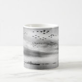 日本のUSS Missouriの上空飛行の降伏 コーヒーマグカップ (中央)