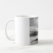 日本のUSS Missouriの上空飛行の降伏 コーヒーマグカップ (左)