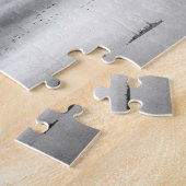 日本のUSS Missouriの上空飛行の降伏 ジグソーパズル (側面)