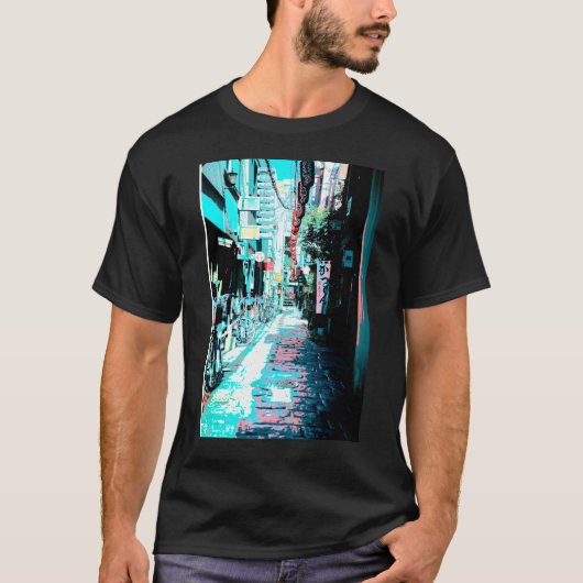 日本のVaporwave 80's 90's Lofi東京ストリートウェア Tシャツ (正面)