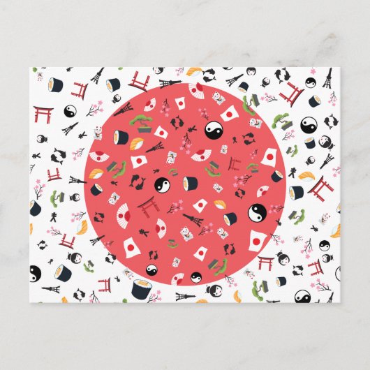 日本はがき – 旭日国 ポストカード (正面)