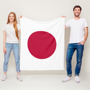 日本またはHinomaru媒体の旗 フリースブランケット