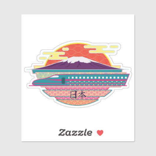 日本を探索する シール (シート)