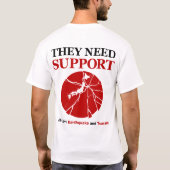 日本を救って下さい Tシャツ (裏面)