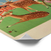 日本を旅行 ポスター (角)