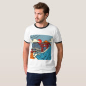 日本インスパイアカラフル Tシャツ (正面フル)