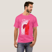 日本インドネシア国旗 – イ日本のンネシア Tシャツ (正面フル)