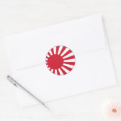 日本インペリアル国旗のユーロシール ラウンドシール (封筒)