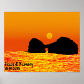 日本カスタム風景旅行美意識ポスター ポスター (正面)