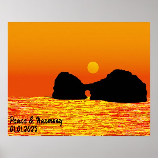 日本カスタム風景旅行美意識ポスター ポスター (正面)