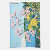 日本カッコいいの北斎富士の風景 キッチンタオル (縦)