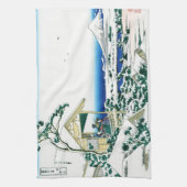 日本カッコいいの北斎富士の風景 キッチンタオル (縦)