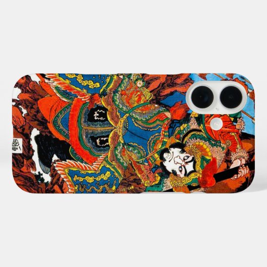 日本カッコいいの東洋伝説的なヒーローの侍アート Case-Mate iPhoneケース (裏面 (横))