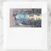 日本カッコいいクラシック多田フォレ絵画スト 長方形シール (バッグ)